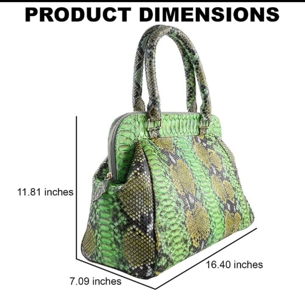 Genuine Python Convertible Handbag NWT - Picture 12 of 12